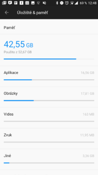 Co v telefonu zabírá nejvíc místa?