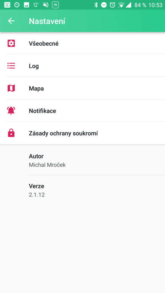 Možnosti nastavení
