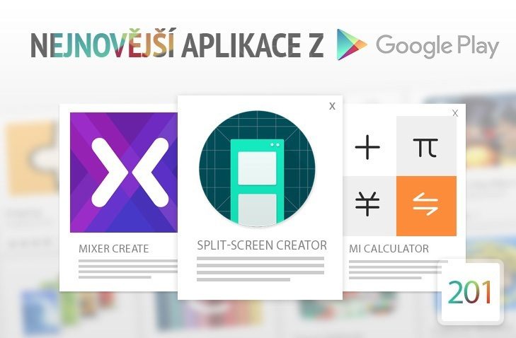 Nejnovější aplikace z Googl