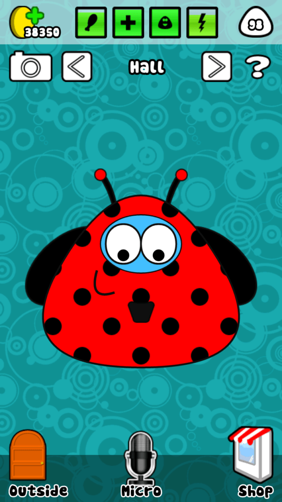 Pou jako beruška