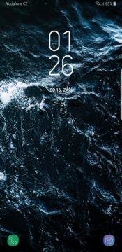 Samsung Galaxy Note 8 lockscreen