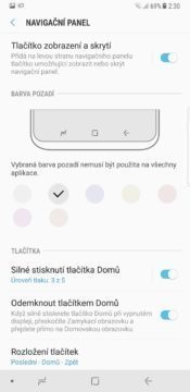 Samsung Galaxy Note 8 spodní panel