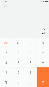 Xiaomi kalkulacka Android