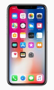 apple iphone x displej