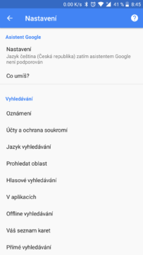 asistent google brzy