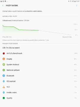 galaxy tab s3 baterie