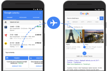 Google v Česku spouští dvě nové služby: Letenky a Destinace