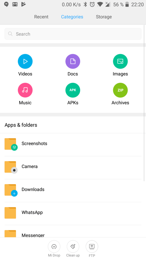spravce souboru xiaomi