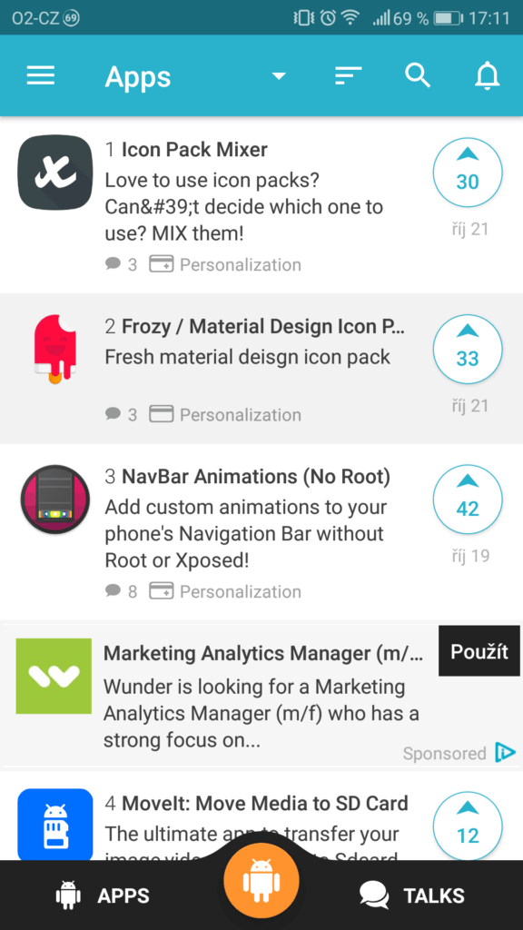 AppHunt nove aplikace 2