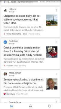 Chytré karty Google se staly agregátorem