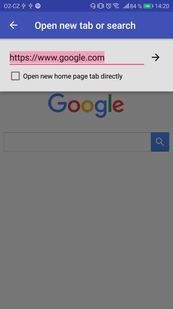 Google Chrome karty rozdeleni tip 11