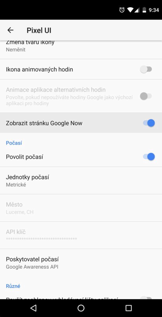 Lawnchair Launcher-nastaveni-1