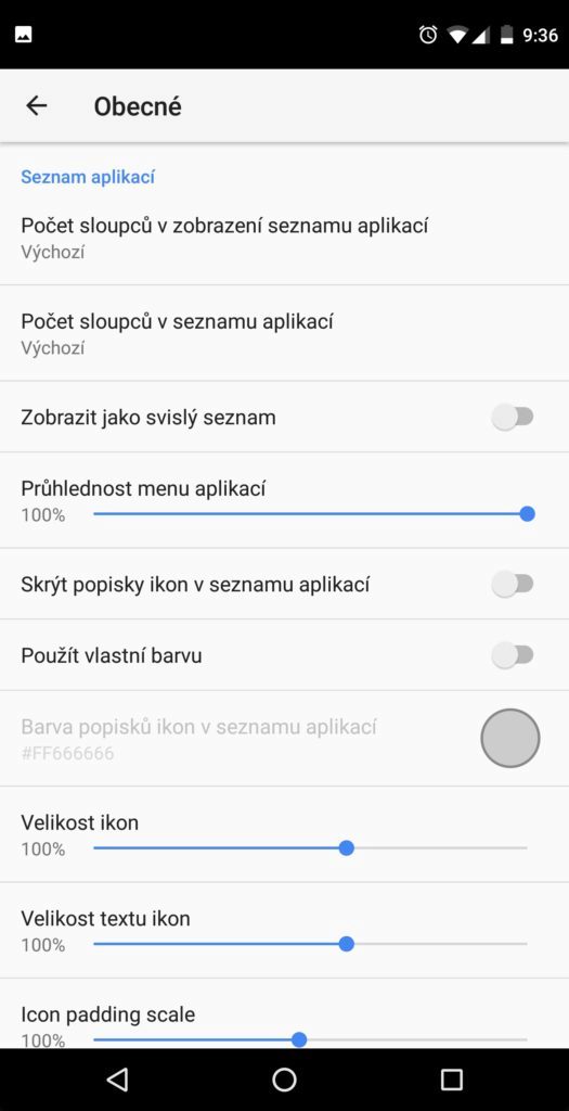 Lawnchair Launcher-nastaveni-9