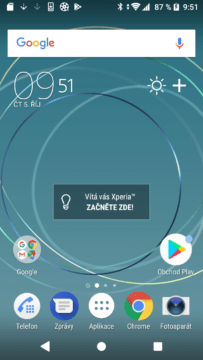 Sony Xperia XZ1 Compact launcher