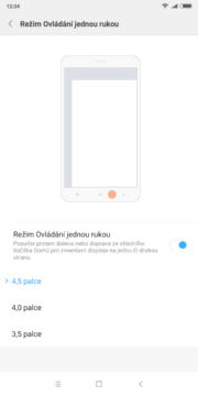 ovladani jednou rukou mi mix 2