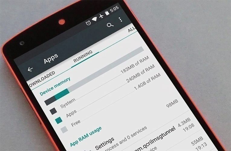 pamet telefonu rychlost test