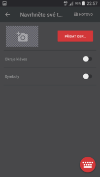 vlastní fotografie - swiftkey beta