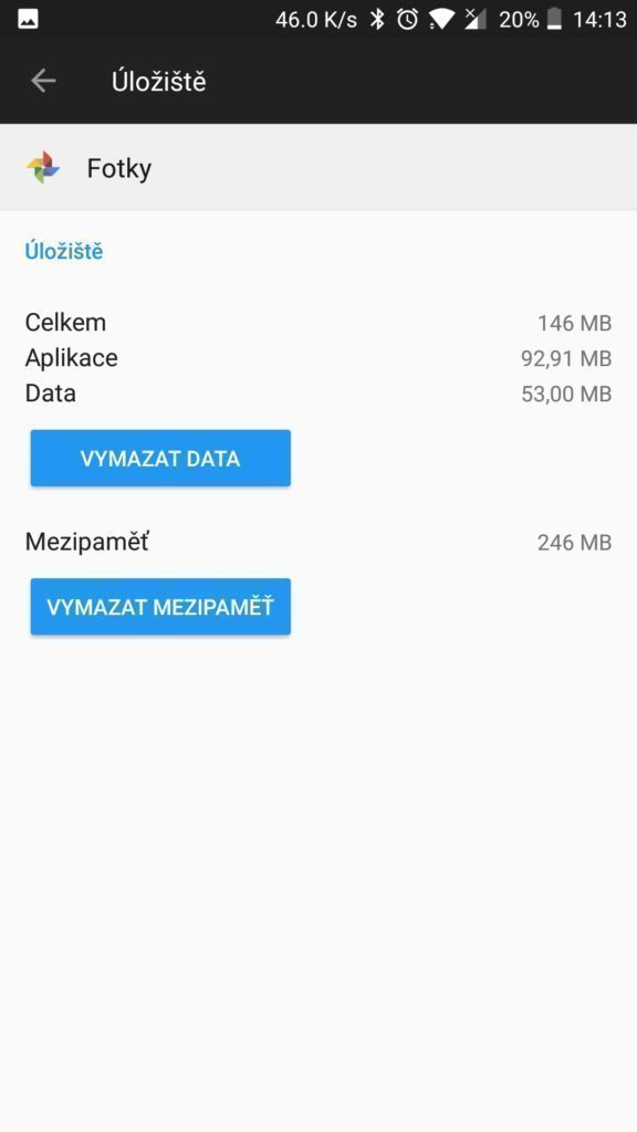 Android aplikace mezipaměť 3