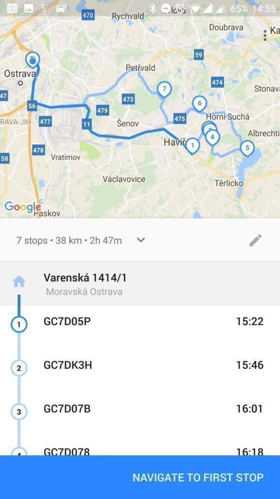 Circuit naplánoval optimální trasu