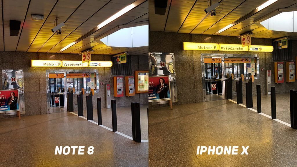 Foto test Samsung Galaxy Note8 vs. Apple iPhone X-metro-1 Foto test Samsung Galaxy Note8 vs. Apple iPhone X-metro-1