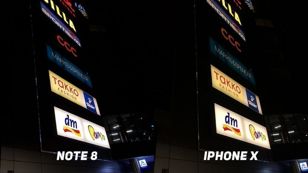 Foto test Samsung Galaxy Note8 vs. Apple iPhone X-noc-1 Foto test Samsung Galaxy Note8 vs. Apple iPhone X-noc-1