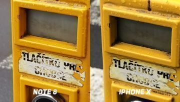 Foto test Samsung Galaxy Note8 vs. Apple iPhone X-tlacitko-2