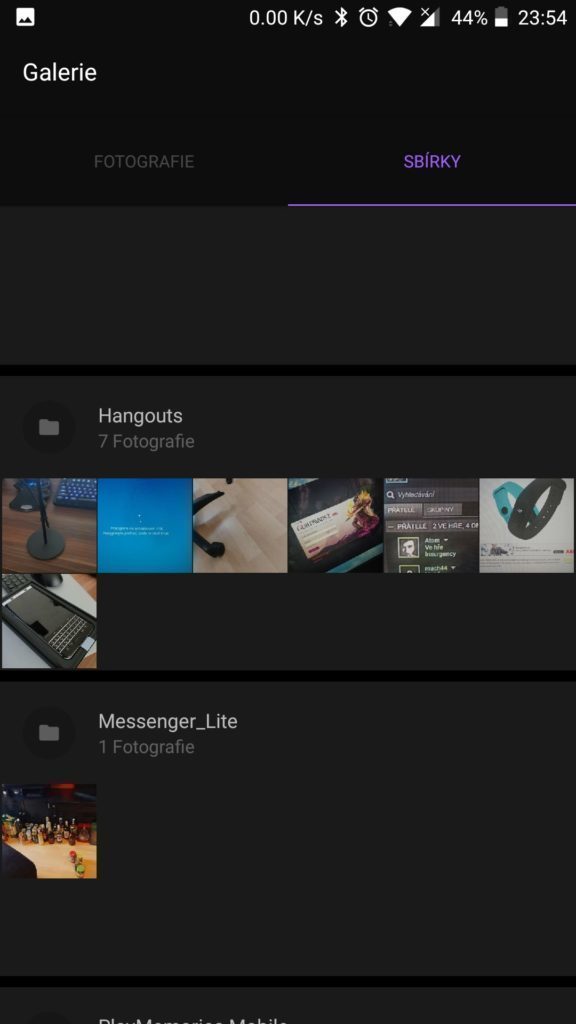Galerie na OnePlus telefonech