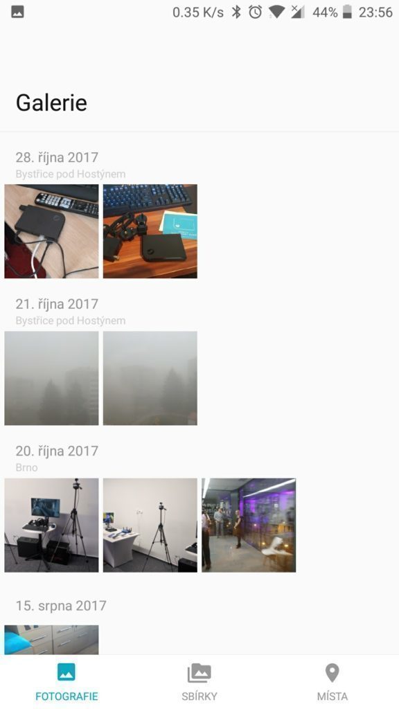 Galerie na OnePlus telefonech