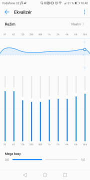 Huawei Mate 10 Pro zvuk