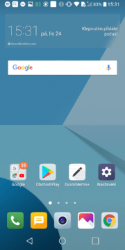 LG Q6 system Android 7.1.1 3