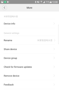 MiHome Xiaomi rychlovarna konvice