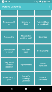 Oprava Lakatose Android