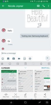 Samsung klavesnice aktualizace Android 8 Oreo (1)