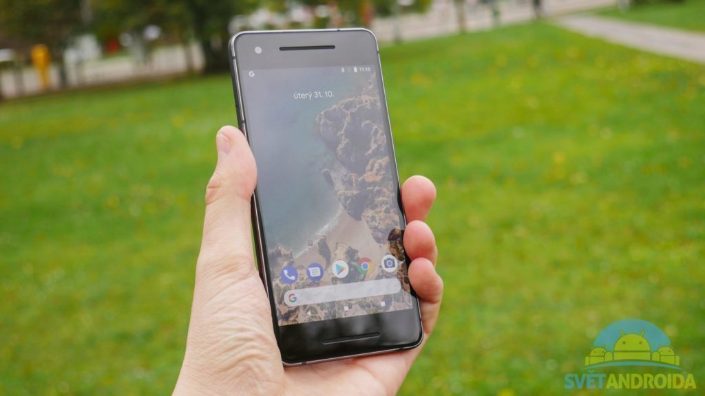 Telefon Google Pixel 2-displej