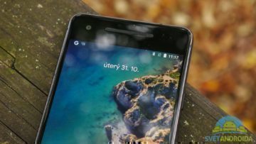 Telefon Google Pixel 2-konstrukce-horni cast