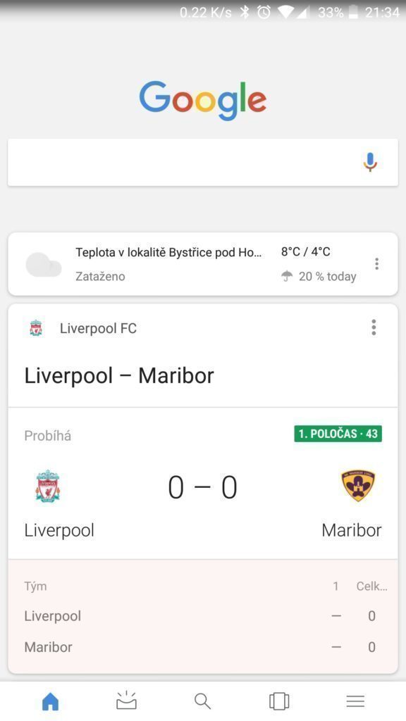 google aplikace novy design