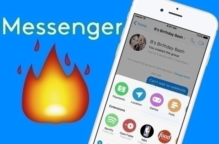 messenger facebook streak snapchat