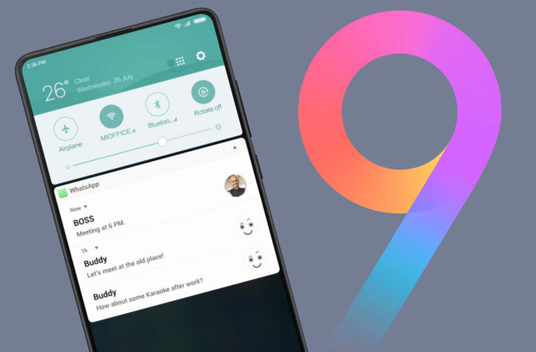 nadstavba miui 9 notifikace