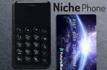 NichePhone-S je Android telefon velký jako kreditní karta