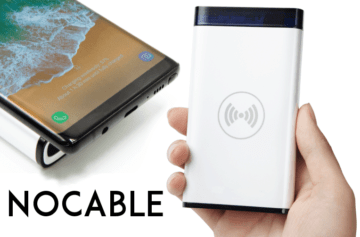 Nová bezdrátová powerbanka NoCable má hned několik využití