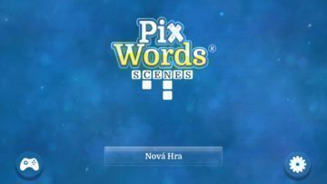 Úvodní obrazovka PixWords Scenes