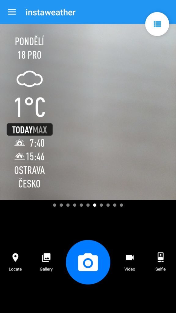 Tady jsou například informace na výšku