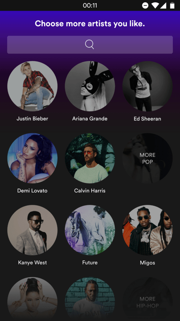 aplikace spotify novy design