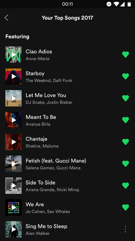 spotify hudba design
