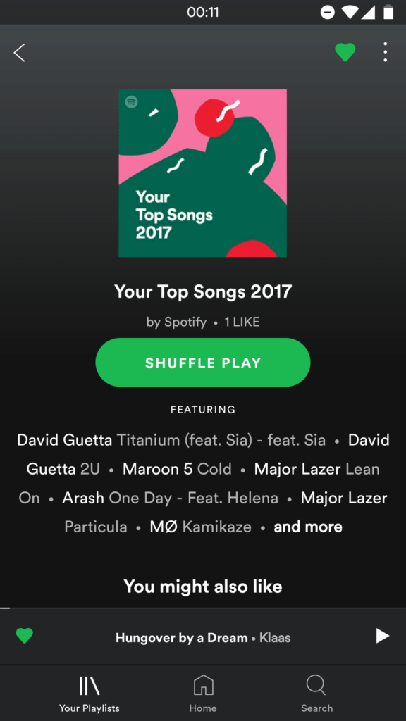 spotify new design