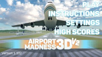 Úvodní obrazovka Airport Madness 3D: Volume 2