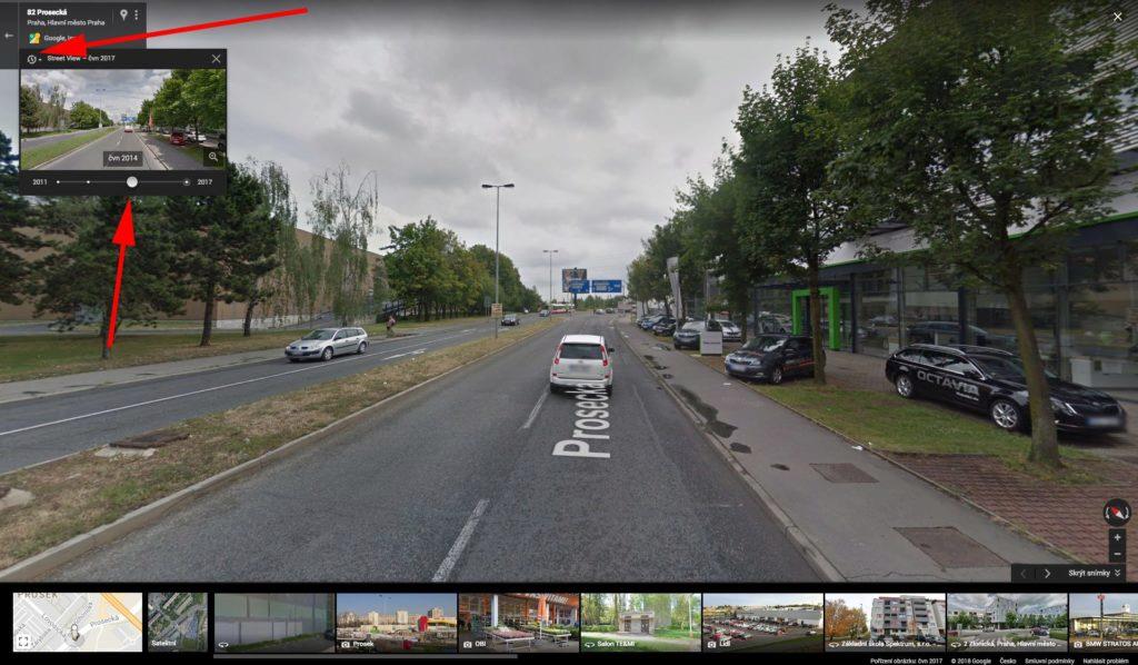 Google Street View – pohled do minulosti