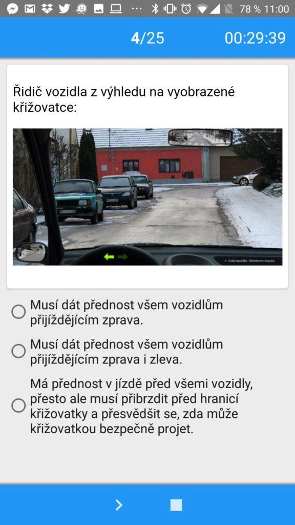 Křižovatka s fotkou