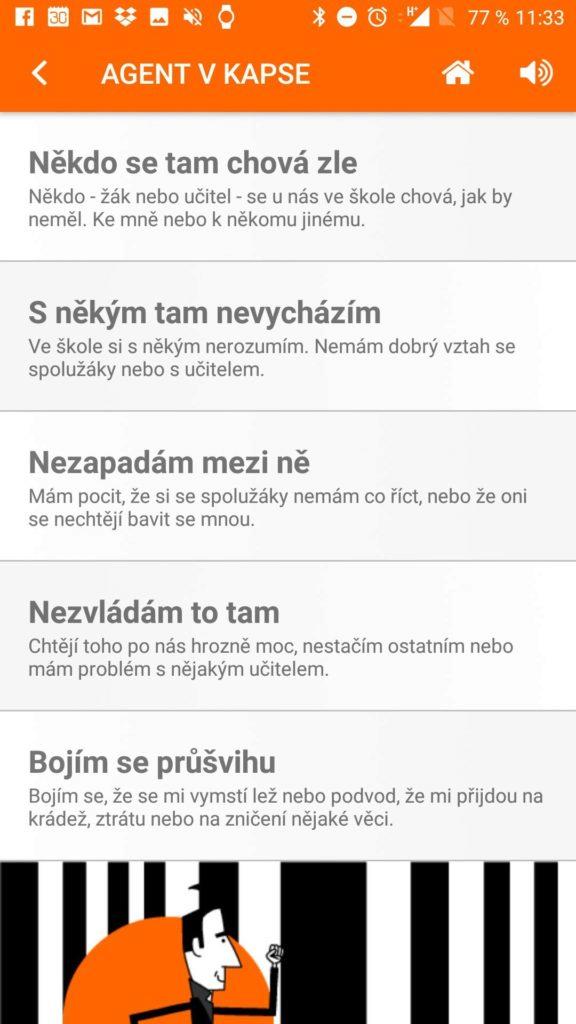 Možné problémy ve škole