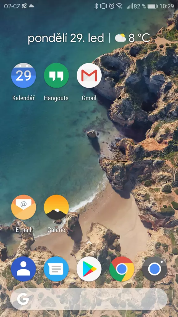 Pixel 2 Launcher-plocha